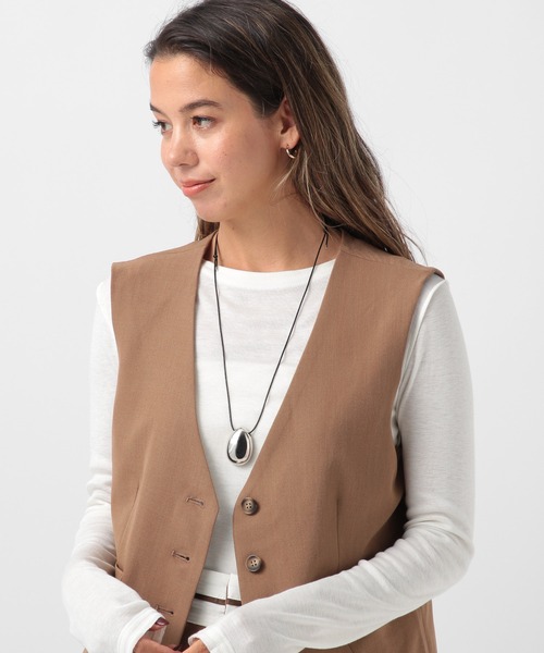 BAYFLOW(ベイフロー)の「プックリエムプティネックレス(ネックレス・レディース・シルバー/ゴールド・FREE)」の2枚目の写真