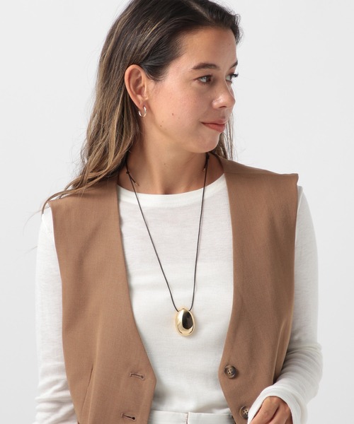 BAYFLOW(ベイフロー)の「プックリエムプティネックレス(ネックレス・レディース・シルバー/ゴールド・FREE)」の1枚目の写真