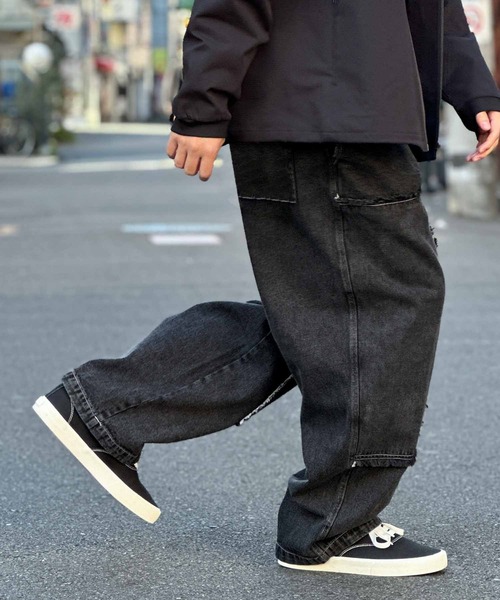 【NOBLE PRODUCT】ダブルニーデニムパンツ（デニムパンツ）｜NOBLE PRODUCT（ノーブルプロダクツ）