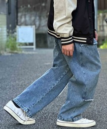 NOBLE PRODUCT（ノーブルプロダクツ）の「【NOBLE PRODUCT】ダブルニーデニムパンツ（デニムパンツ）」