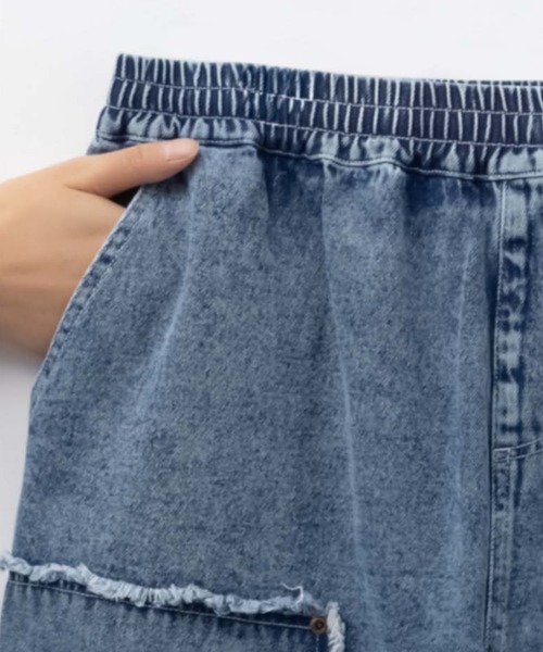 NOBLE PRODUCT(ノーブルプロダクツ)の「【NOBLE PRODUCT】ダブルニーデニムパンツ(デニムパンツ・メンズ・ブルー系/ブラック系・L/M)」の15枚目の写真