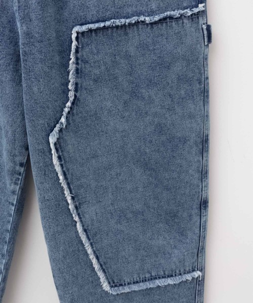 NOBLE PRODUCT(ノーブルプロダクツ)の「【NOBLE PRODUCT】ダブルニーデニムパンツ(デニムパンツ・メンズ・ブルー系/ブラック系・L/M)」の19枚目の写真