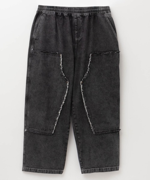 NOBLE PRODUCT(ノーブルプロダクツ)の「【NOBLE PRODUCT】ダブルニーデニムパンツ(デニムパンツ・メンズ・ブルー系/ブラック系・L/M)」の22枚目の写真