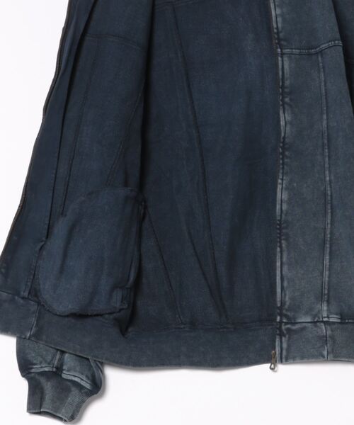 aimoha(アイモハ)の「【aimoha neo】 Vintage Washed Zip-Up Hoodie(パーカー・メンズ・ブラック/ブルー/レッド・SMALL/MEDIUM/LARGE/X-LARGE)」の5枚目の写真