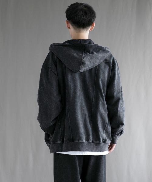 IEY over motion lojo hoodie ジップアップパーカー IEY over motion