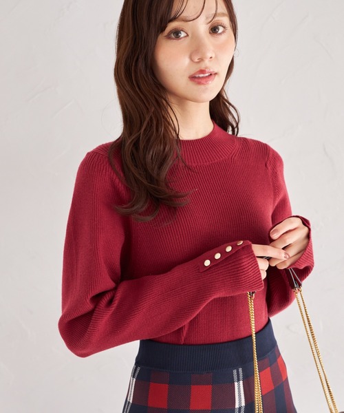 tocco closet(トッコ クローゼット)の「【ZOZO限定】オーロララメニットプルオーバー(ニット/セーター・レディース・グレー/ブルー/アイボリー/ブラック/ボルドー・M)」の5枚目の写真