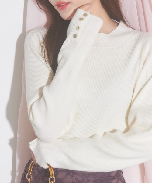 tocco closet(トッコ クローゼット)の「【ZOZO限定】オーロララメニットプルオーバー(ニット/セーター・レディース・グレー/ブルー/アイボリー/ブラック/ボルドー・M)」の7枚目の写真