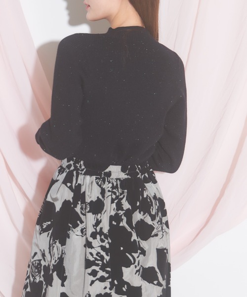 tocco closet(トッコ クローゼット)の「【ZOZO限定】オーロララメニットプルオーバー(ニット/セーター・レディース・グレー/ブルー/アイボリー/ブラック/ボルドー・M)」の13枚目の写真