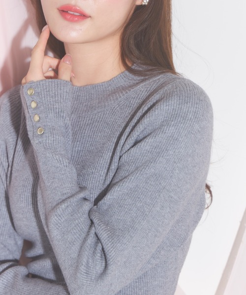 tocco closet(トッコ クローゼット)の「【ZOZO限定】オーロララメニットプルオーバー(ニット/セーター・レディース・グレー/ブルー/アイボリー/ブラック/ボルドー・M)」の21枚目の写真