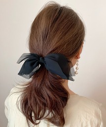 ciite'(シーテ)のシフォンリボンヘアゴム(ヘアゴム)