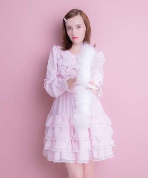 Lolime by mellfy memory（ロリミー バイ メルフィーメモリー）の「Ribbon Harness ミニワンピース（ワンピース・レディース・ピンク/ブルー・M）」の21枚目の写真