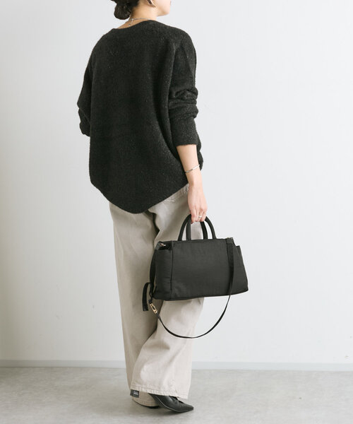 RIVE DROITE（リヴドロワ）の「【セットアップ対応】フェザーラメカーデ（カーディガン/ボレロ・レディース・ブラック/ブラウン/グレー・FREE）」の20枚目の写真