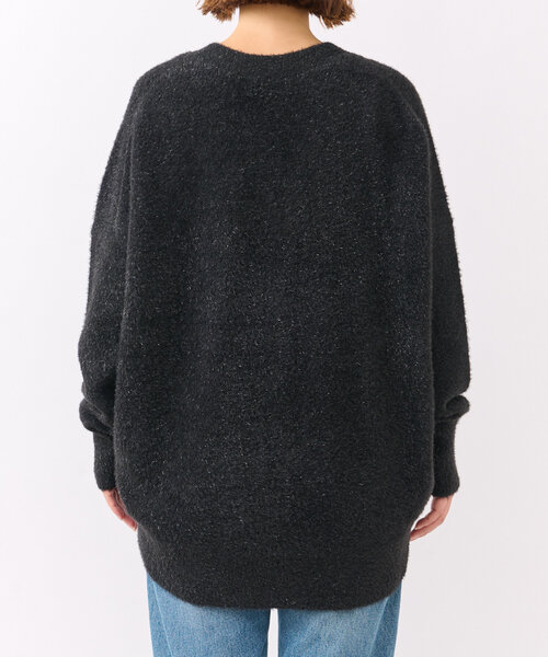 RIVE DROITE（リヴドロワ）の「【セットアップ対応】フェザーラメカーデ（カーディガン/ボレロ・レディース・ブラック/ブラウン/グレー・FREE）」の14枚目の写真