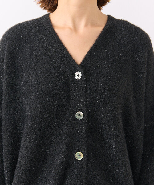 RIVE DROITE（リヴドロワ）の「【セットアップ対応】フェザーラメカーデ（カーディガン/ボレロ・レディース・ブラック/ブラウン/グレー・FREE）」の15枚目の写真