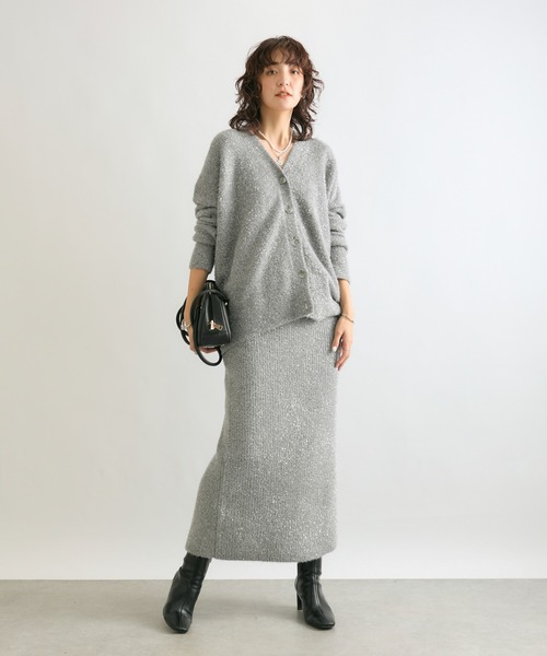 セットアップ対応】フェザーラメカーデ（カーディガン/ボレロ