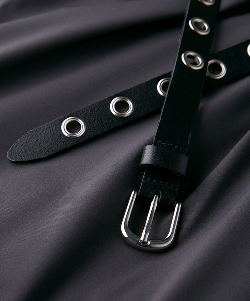 CLEL】Soft Leather Narrow Belt / ソフトレザー ナローベルト