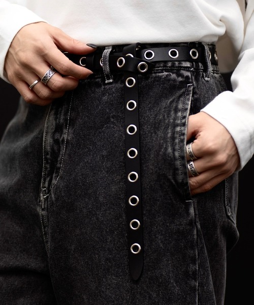 CLEL】Soft Leather Narrow Belt / ソフトレザー ナローベルト（ベルト