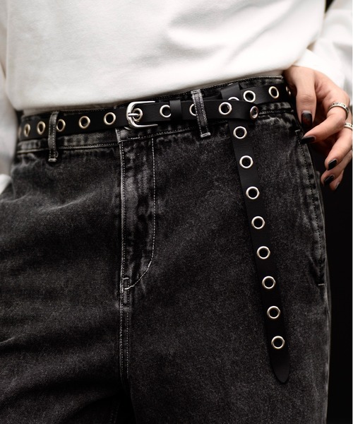 CLEL】Soft Leather Narrow Belt / ソフトレザー ナローベルト
