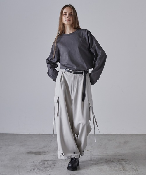 CLEL(クレイル)の「【CLEL】Soft Leather Narrow Belt / ソフトレザー ナローベルト(ベルト・メンズ・ブラック/ブラック系・FREE)」の15枚目の写真