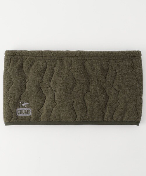 FREAK'S STORE（フリークスストア）の「限定展開 CHUMS/チャムス ブービーステッチフリースネックウォーマー / Booby Stitch Fleece Neck Warmer / CH09-1320（ネックウォーマー/スヌード・メンズ・オリーブ/ブラック・ﾌﾘ-）」の2枚目の写真