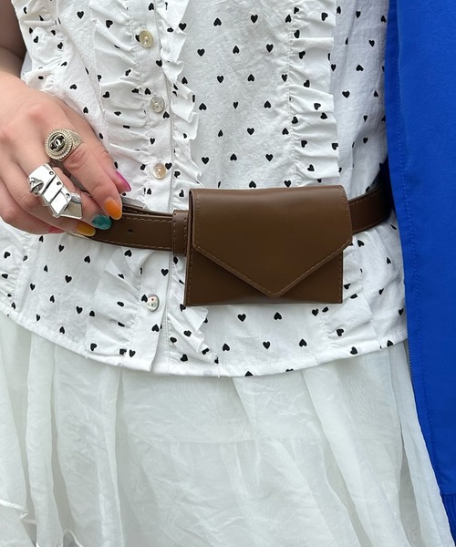 Alley Tokyo（アリートーキョー）の「【Alley select】ミニBag付きベルト（ベルト・レディース・ブラウン/シルバー/ブラック・FREE）」の3枚目の写真