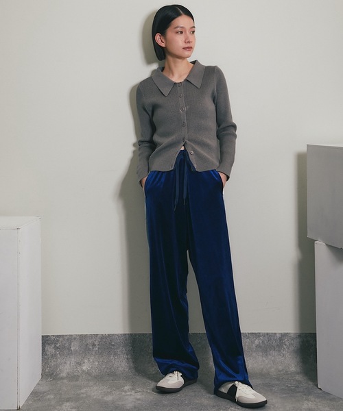 A. ROEGE HOVE リブニット カーディガン　ハイネック　S 当日発送可 A. ROEGE HOVE リブニット カーディガン ハイネック S 当日発送