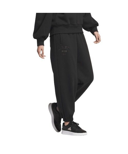 【新品】adidas ブラックジャージパンツ 裏起毛 M adidas(アディダス) マーシャルアーツ 裏起毛 パンツ 黒 M パンツ