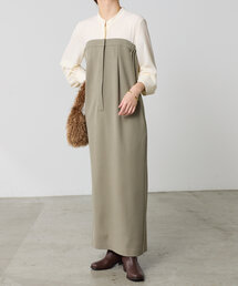 シアーシャツドッキングワンピース