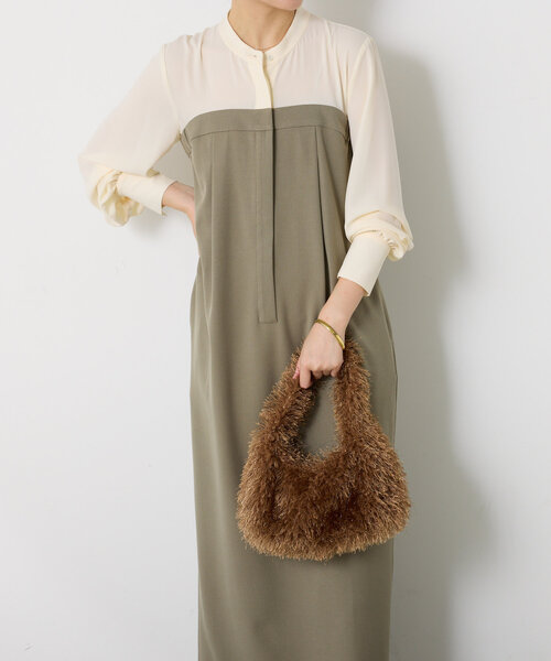 【セール】シアーシャツドッキングワンピース（ワンピース）｜COLLAGE GALLARDAGALANTE（コラージュガリャルダガランテ）