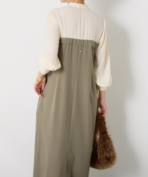 【セール】シアーシャツドッキングワンピース（ワンピース）｜COLLAGE GALLARDAGALANTE（コラージュガリャルダガランテ）