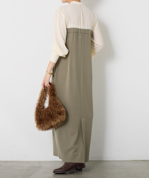 【セール】シアーシャツドッキングワンピース（ワンピース）｜COLLAGE GALLARDAGALANTE（コラージュガリャルダガランテ）