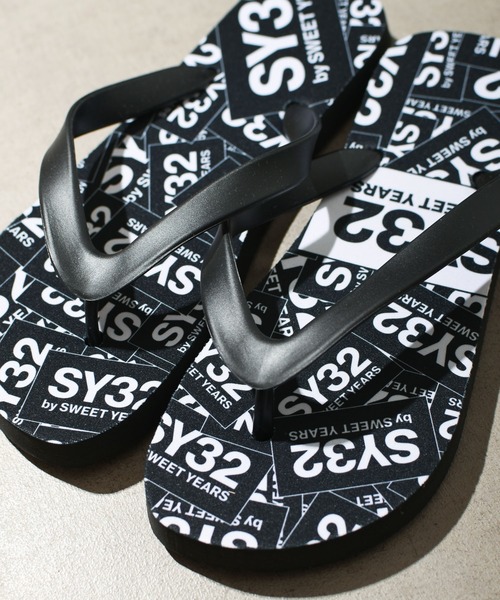 SY32 by SWEET YEARS(エスワイサーティトゥバイスィートイヤーズ)の「【SY32 by SWEET YEARS】BEACH SANDALS(サンダル・メンズ・ブラック・25)」の5枚目の写真