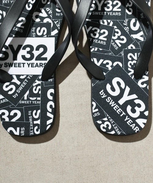 SY32 by SWEET YEARS(エスワイサーティトゥバイスィートイヤーズ)の「【SY32 by SWEET YEARS】BEACH SANDALS(サンダル・メンズ・ブラック・25)」の6枚目の写真