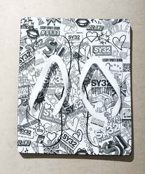 SY32 by SWEET YEARS(エスワイサーティトゥバイスィートイヤーズ)の「【SY32 by SWEET YEARS】BEACH SANDALS(サンダル・メンズ・ブラック・25)」の9枚目の写真