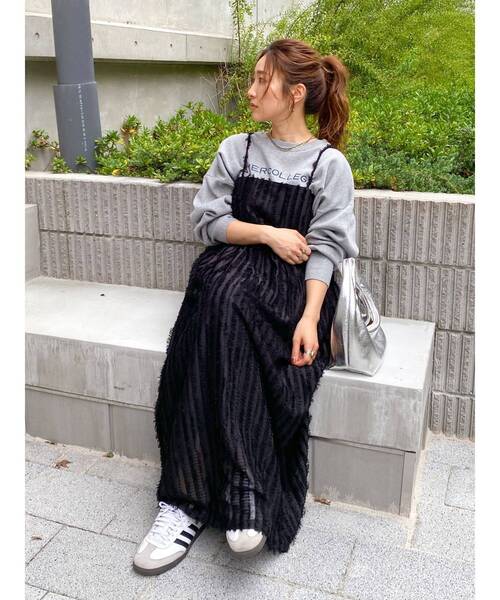 Ungrid(アングリッド)の「ジャカードキャミワンピース(ワンピース・レディース・オフホワイト/ブルー/ブラック・FREE)」の22枚目の写真