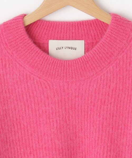 セール】Lilly Lynque（リリーリン） ウールリブニットセーター【SALE