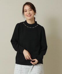 ITS'DEMO | 【通勤／伸縮性あり／手洗い可】ビジュープルオーバー(Tシャツ/カットソー)