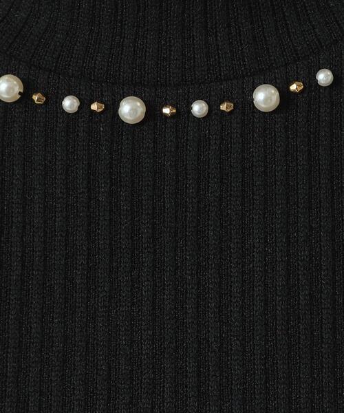 ITS'DEMO（イッツデモ）の「◆【通勤／伸縮性あり／手洗い可】ビジュープルオーバー（Tシャツ/カットソー・レディース・ベージュ/ブルー系その他/ライトグレー/ブラック・00）」の12枚目の写真