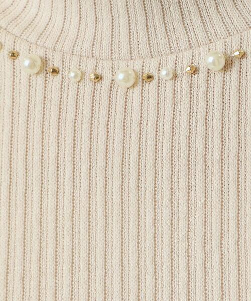 ITS'DEMO（イッツデモ）の「◆【通勤／伸縮性あり／手洗い可】ビジュープルオーバー（Tシャツ/カットソー・レディース・ベージュ/ブルー系その他/ライトグレー/ブラック・00）」の16枚目の写真