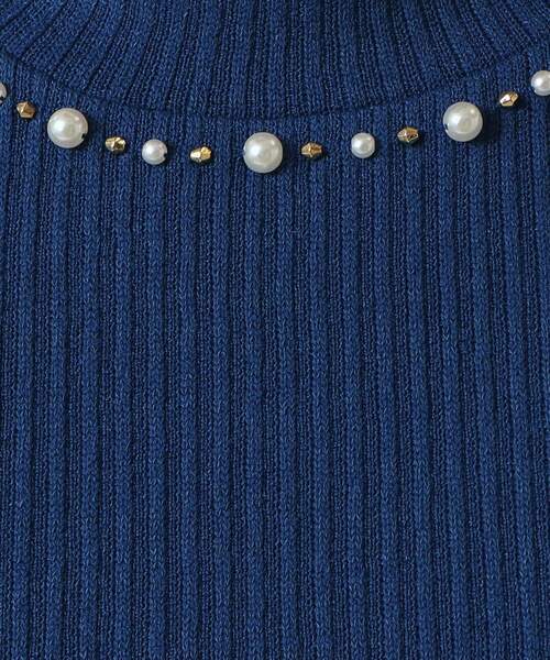 ITS'DEMO（イッツデモ）の「◆【通勤／伸縮性あり／手洗い可】ビジュープルオーバー（Tシャツ/カットソー・レディース・ベージュ/ブルー系その他/ライトグレー/ブラック・00）」の20枚目の写真