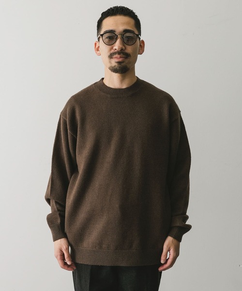 セール】『XLサイズ/WEB限定』チュニジアウール クルーネック