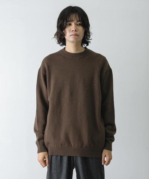 セール】『XLサイズ/WEB限定』チュニジアウール クルーネック