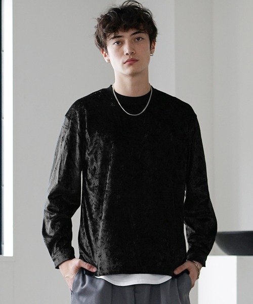 MinoriTY（マイノリティ）の「【MinoriTY】レオパード柄ビッグロンT メンズ トレーナー スウェット カットソー ルーズフィット 秋服（Tシャツ/カットソー・メンズ・ブラック/ブラウン・L/M）」の20枚目の写真