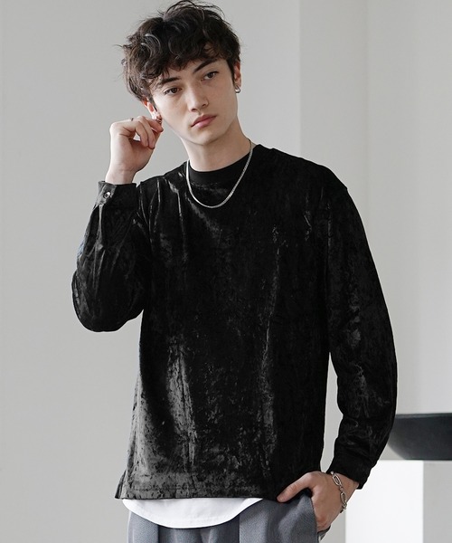 MinoriTY（マイノリティ）の「【MinoriTY】レオパード柄ビッグロンT メンズ トレーナー スウェット カットソー ルーズフィット 秋服（Tシャツ/カットソー・メンズ・ブラック/ブラウン・L/M）」の21枚目の写真