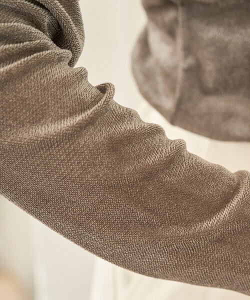 FREAK'S STORE（フリークスストア）の「限定展開　シアー フロッキー ハイネック プルオーバー（Tシャツ/カットソー・レディース・オフホワイト/チャコールグレー/ブラック/グリーン・ﾌﾘ-）」の16枚目の写真