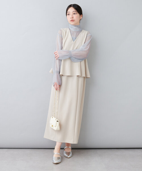 natural couture（ナチュラルクチュール）の「オケージョン対応可 / シアーボータイブラウス（シャツ/ブラウス・レディース・サックスブルー/その他4/その他1/その他2/その他3・FREE）」の17枚目の写真