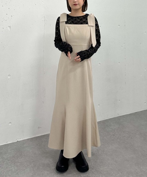 archives（アルシーヴ）の「ビジューレースＴＯＰＳ（Tシャツ/カットソー・レディース・オフホワイト/ブラック・MEDIUM）」の17枚目の写真