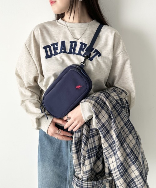POLOCHAMPS(ポロチャンプス)の「POLOCHAMPS(ポロチャンプス)/2WAY ミニバッグ ミニショルダーバッグ スマホショルダー ポーチ(ショルダーバッグ・レディース・ブラック/ネイビー/ベージュ・FREE)」の18枚目の写真