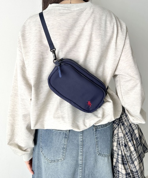 POLOCHAMPS(ポロチャンプス)の「POLOCHAMPS(ポロチャンプス)/2WAY ミニバッグ ミニショルダーバッグ スマホショルダー ポーチ(ショルダーバッグ・レディース・ブラック/ネイビー/ベージュ・FREE)」の16枚目の写真