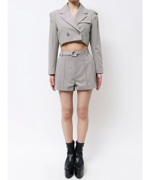 GYDA（ジェイダ）の「ビジューベルトショートパンツ【SETUP着用可】（その他パンツ・レディース・オフホワイト/グレー/ブラック・FREE）」の19枚目の写真
